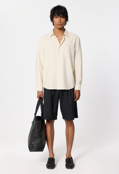 Silk Linen Button-Up Cloak