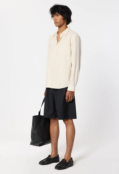 Silk Linen Button-Up Cloak