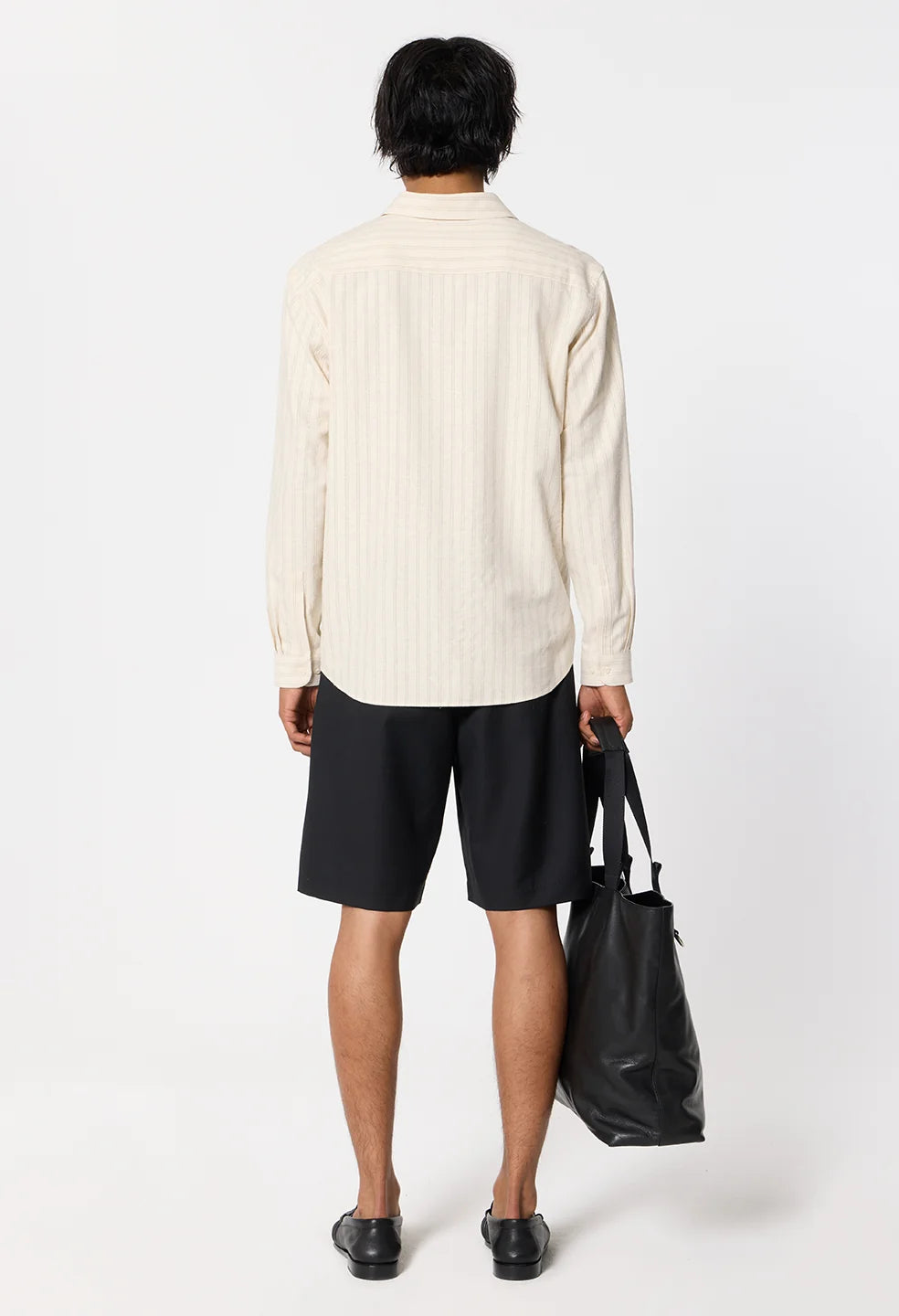 Silk Linen Button-Up Cloak