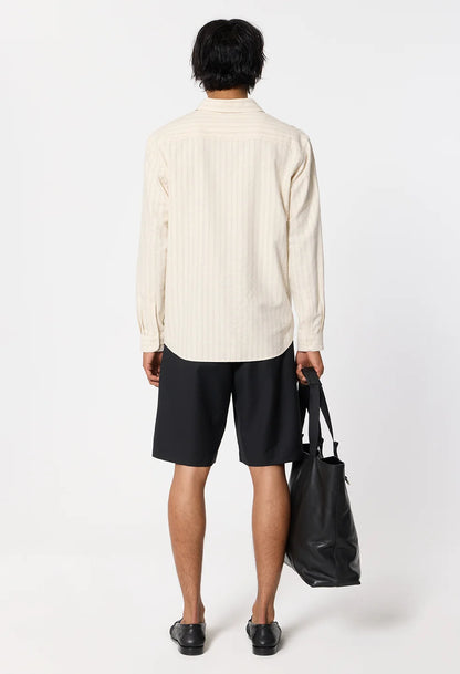 Silk Linen Button-Up Cloak