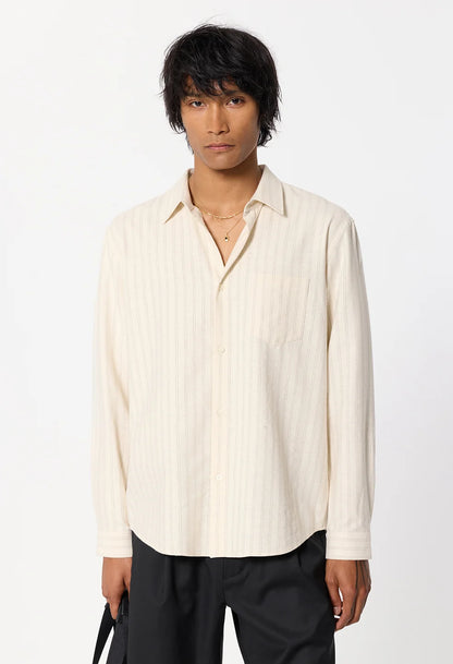 Silk Linen Button-Up Cloak